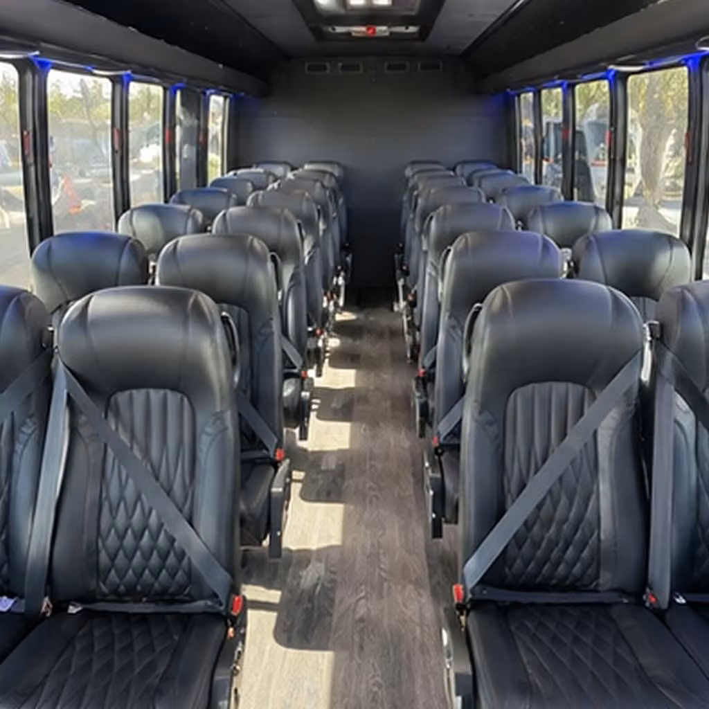 25 passenger minibus inside