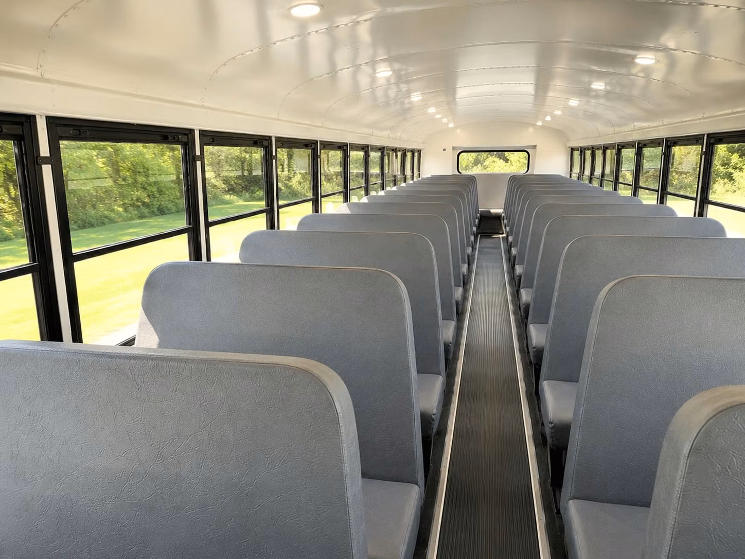 school bus interior