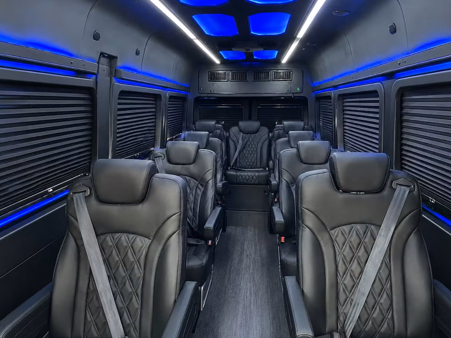 sprinter van with driver interior