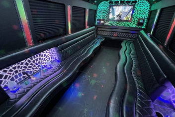Wichita Limo Bus Interior